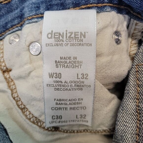 Denizen Mens 281 Straight Jeans Actual Size 30x30 100% Cotton - Picture 7 of 12